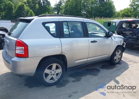 2007 Jeep Compass Sport из США, поврежденный, VIN 1J8FF47W97D383412